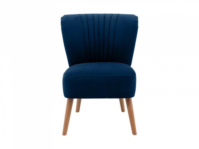 Кресло Barbara темно-синего цвета - купить Интерьерные кресла по цене 20340.0