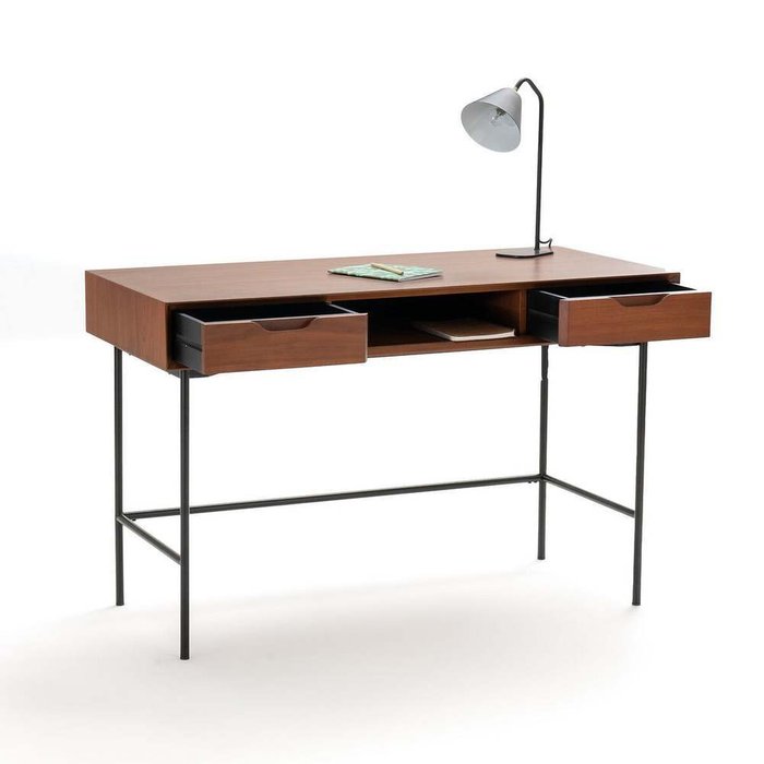 Стол письменный Noyeto коричневого цвета - лучшие Письменные столы в INMYROOM