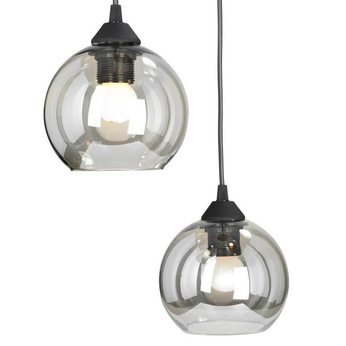 Подвесной светильник V4540-1/3S (стекло, цвет серый) - лучшие Подвесные люстры в INMYROOM