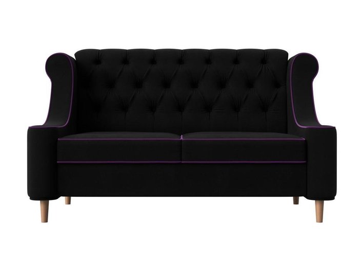 Прямой диван Бронкс черного цвета - купить Прямые диваны по цене 39999.0