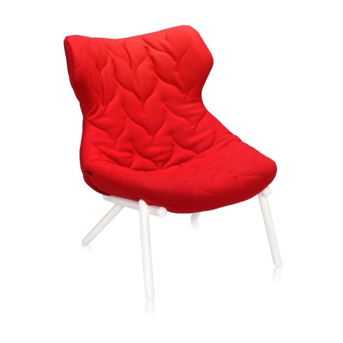 Кресло Foliage красного цвета