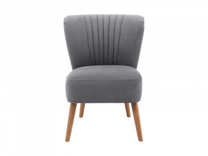 Кресло Barbara серого цвета  - купить Интерьерные кресла по цене 20340.0
