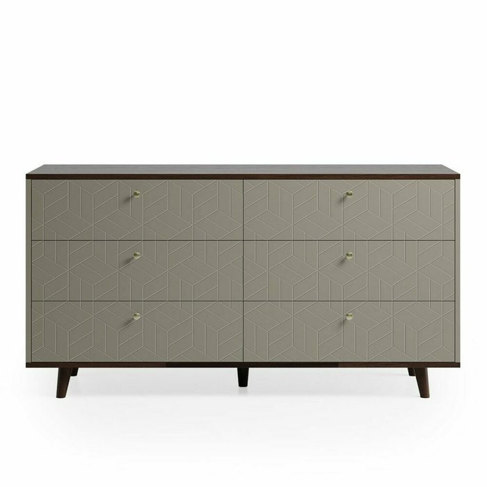 Комод Twin TW059 оливкового цвета - купить Комоды по цене 102100.0 Комод Twin TW059 оливкового цвета - купить Комоды по цене 102100.0