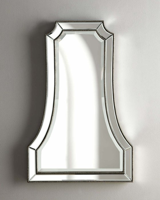 Настенное зеркало Льюис в зеркальной раме - купить Настенные зеркала по цене 41053.0