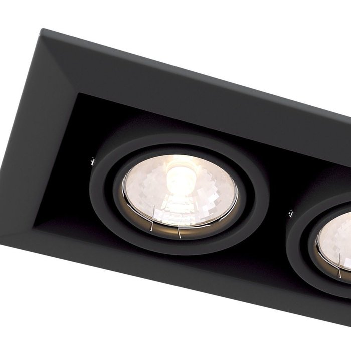 Встраиваемый светильник Metal Modern черного цвета - лучшие Встраиваемые споты в INMYROOM