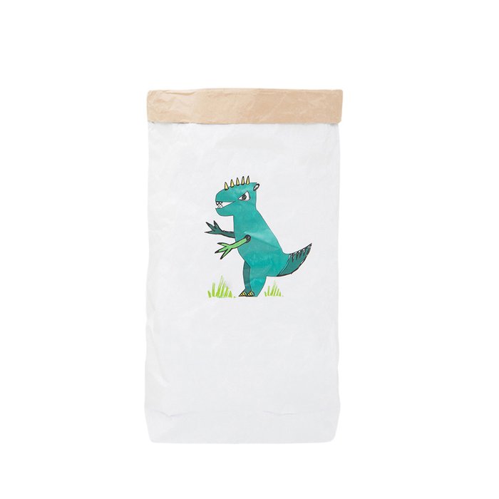 Эко-мешок для игрушек T-Rex из крафт бумаги