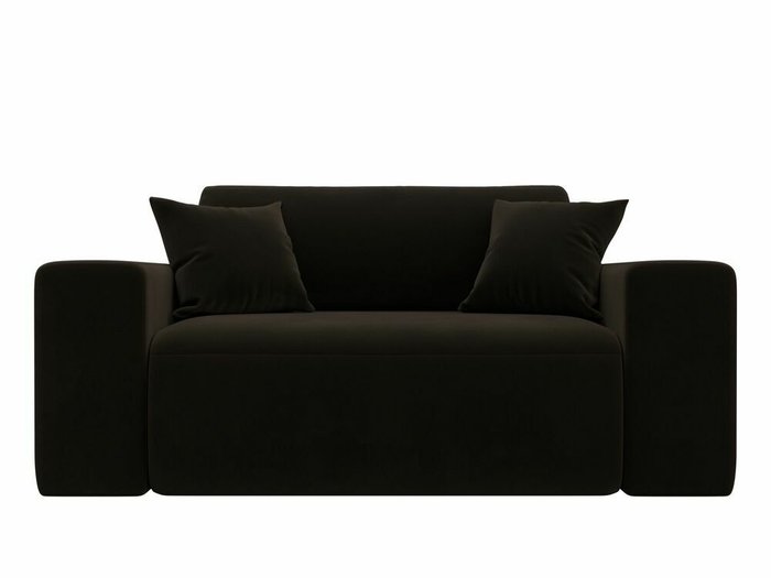 Диван Лига 036 темно-коричневого цвета - купить Прямые диваны по цене 42999.0