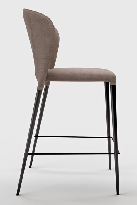 Полубарный стул Альбиа бежевого цвета - купить Барные стулья по цене 7965.0