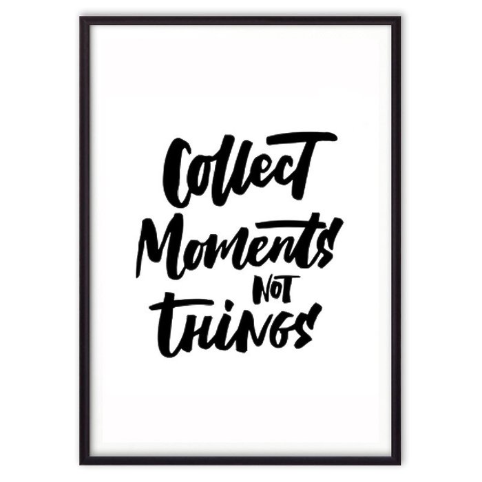 Постер в рамке Collect moments 21х30 см