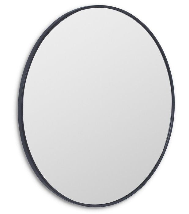 Зеркало настенное Ala M в раме черного цвета - купить Настенные зеркала по цене 13200.0
