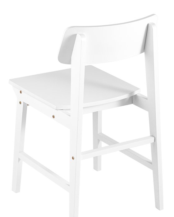 Стул Oden Wood белого цвета - купить Обеденные стулья по цене 6790.0