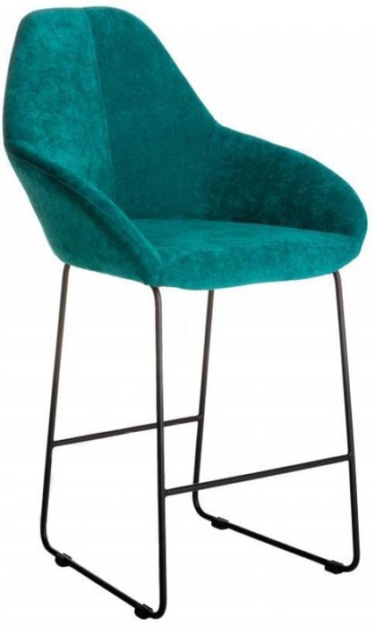 Кресло барное Kent изумрудного цвета