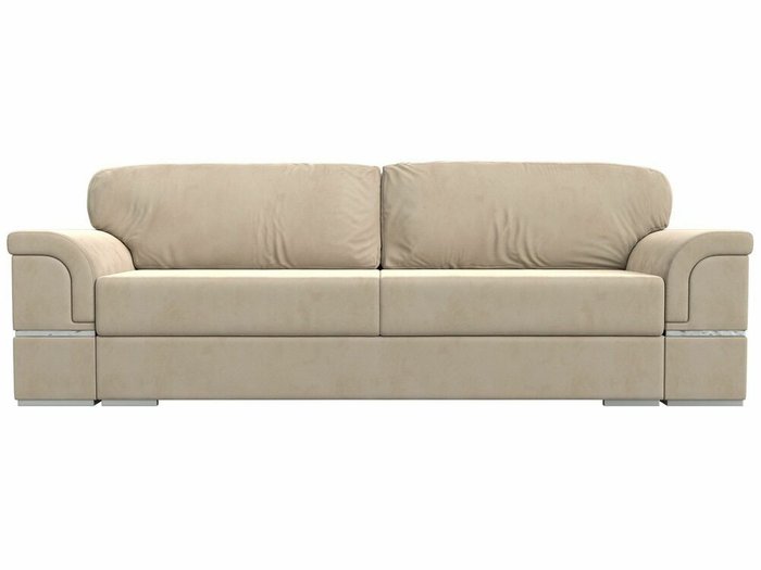 Прямой диван-кровать Порту бежевого цвета - купить Прямые диваны по цене 60999.0