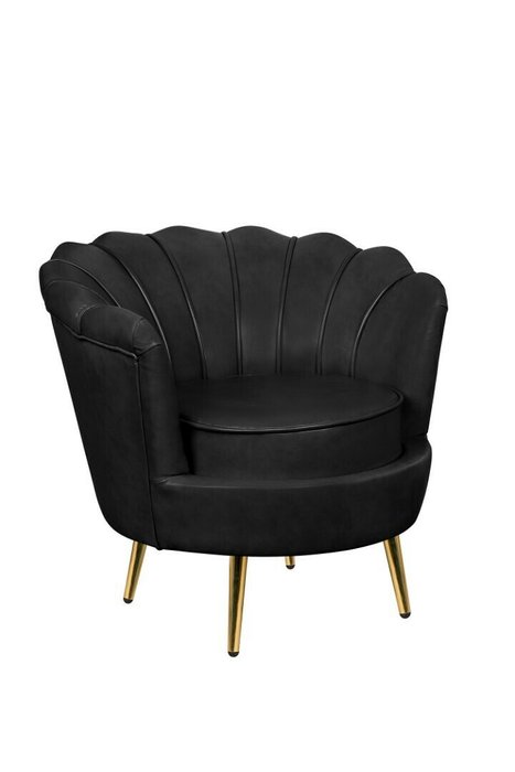 Кресло Pearl черного цвета