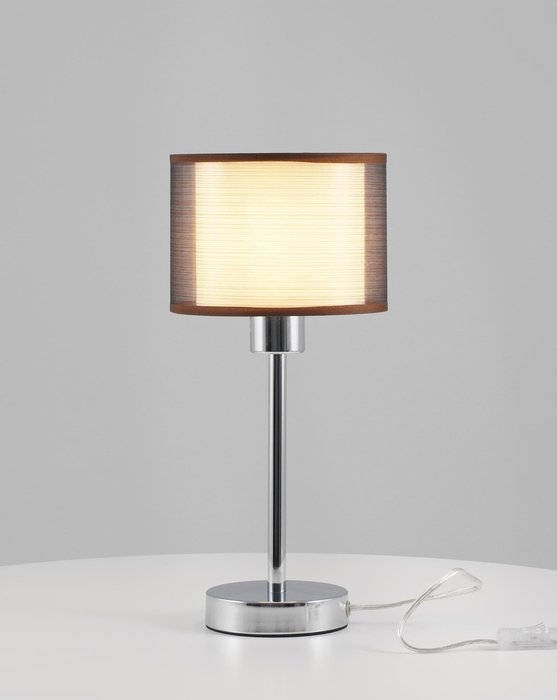 Настольная лампа Room с коричневым абажуром - купить Настольные лампы по цене 2590.0