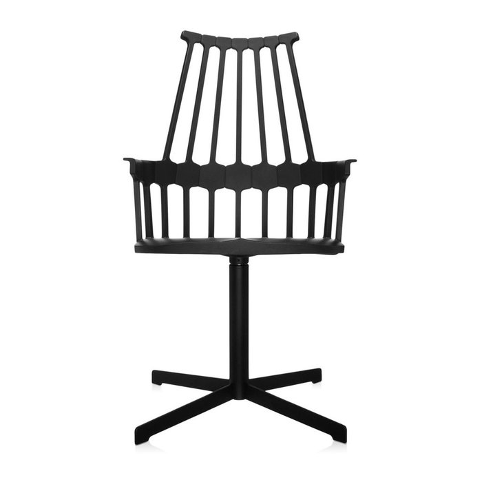 Стул Comback черного цвета - купить Обеденные стулья по цене 80847.0