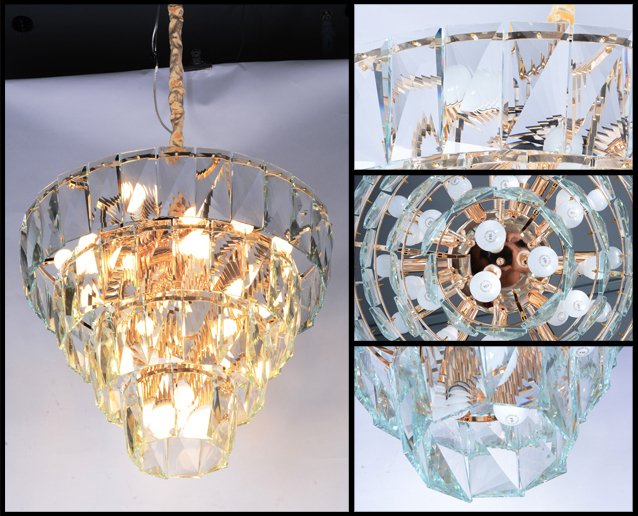 Подвесной светильник Crystal с хрустальными элементами - лучшие Подвесные люстры в INMYROOM