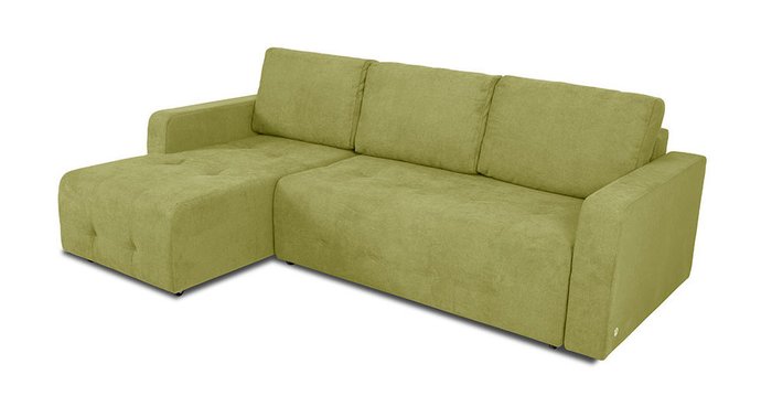 Угловой диван-кровать Хэнк зеленого цвета - купить Угловые диваны по цене 64860.0