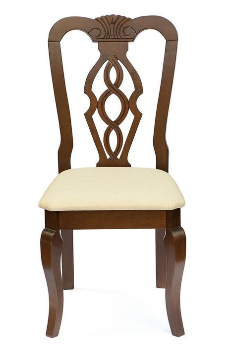 Набор из двух стульев Афродита коричневого цвета - лучшие Обеденные стулья в INMYROOM