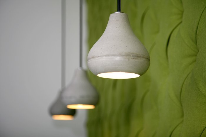 Подвесной светильник Drop из бетона - лучшие Подвесные светильники в INMYROOM