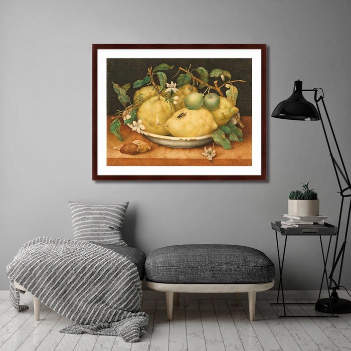 Репродукция картины Still Life with Bowl of Citrons 1654 г. - лучшие Картины в INMYROOM