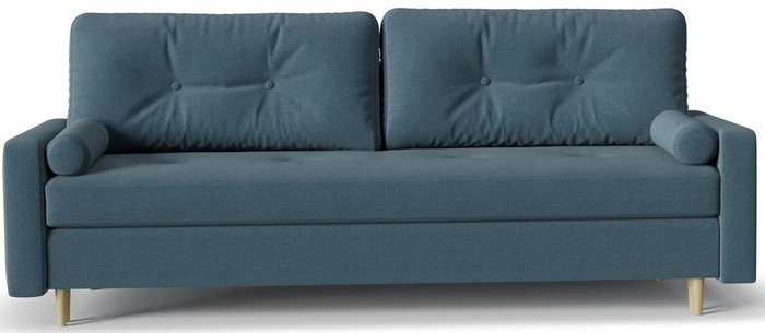 Диван-кровать прямой Белфаст unit blue темно-синего цвета - купить Прямые диваны по цене 33275.0