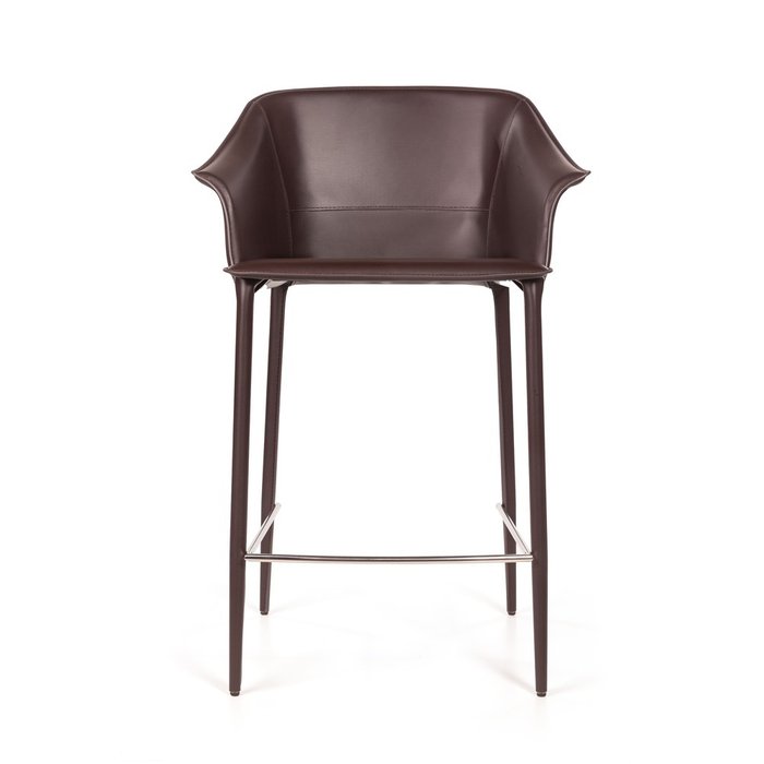 Стул полубарный Gio коричневого цвета - купить Барные стулья по цене 37900.0