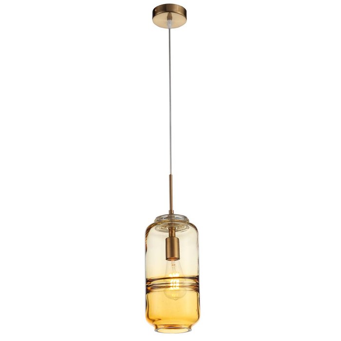 Подвесной светильник Clusone золотого цвета - купить Подвесные светильники по цене 6919.0
