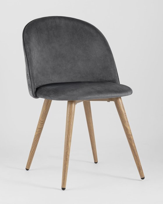Стул Лион серого цвета - купить Обеденные стулья по цене 5808.0