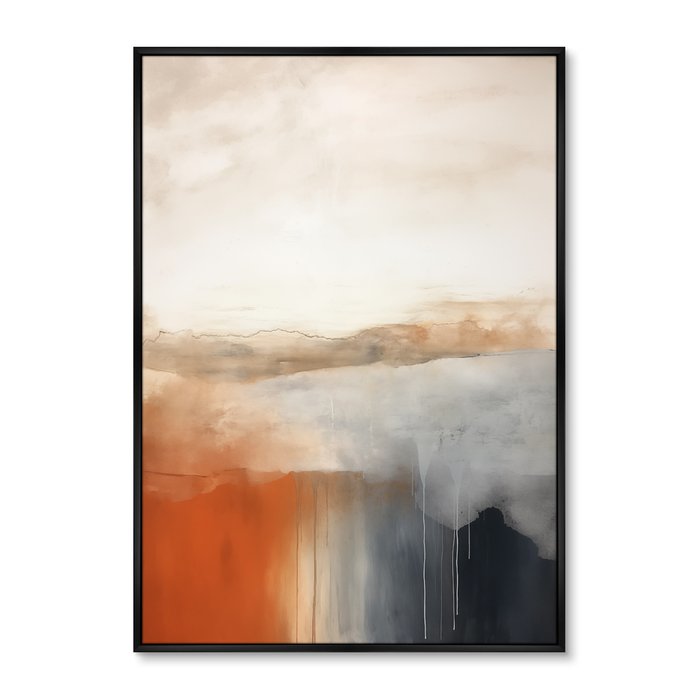 Набор из двух репродукций картин Landscape collection, Rusty mist, 2024г. - лучшие Картины в INMYROOM