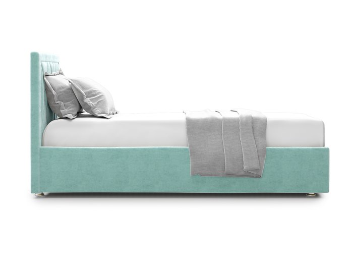 Кровать Premium Milana 3 90х200 бирюзового цвета с подъемным механизмом - лучшие Кровати для спальни в INMYROOM
