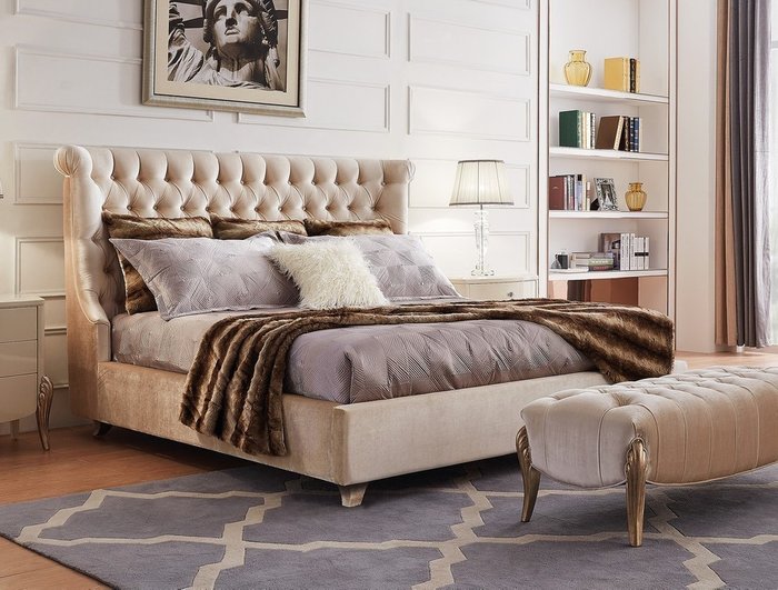Кровать с решеткой FRATELLI BARRI ROMA 180х200 Кровать с решеткой FRATELLI BARRI ROMA 180х200