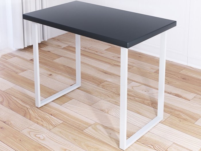 Обеденный стол Loft 90х60 серо-белого цвета - купить Обеденные столы по цене 12437.0