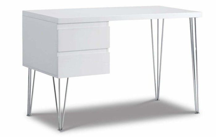 Стол письменный Novum белого цвета - лучшие Письменные столы в INMYROOM