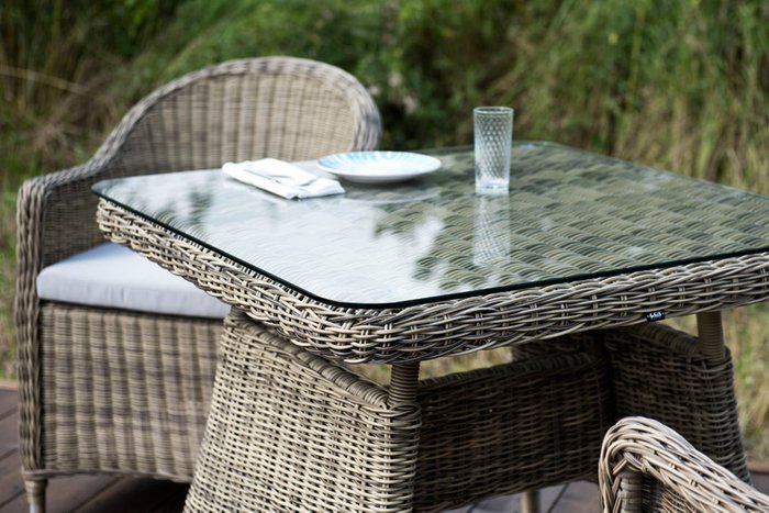 Стол Венето соломенный  - лучшие Садовые столы в INMYROOM