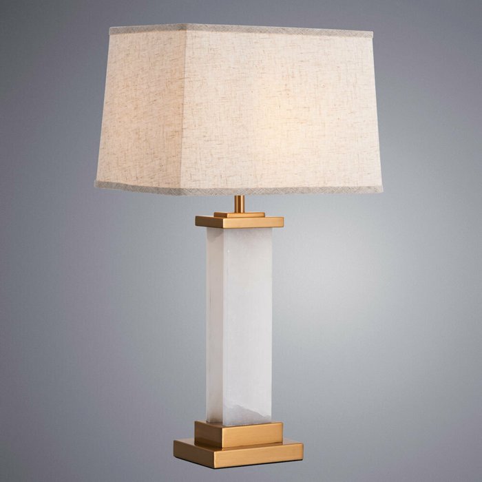 Настольная лампа Camelot с белым абажуром - купить Настольные лампы по цене 20990.0