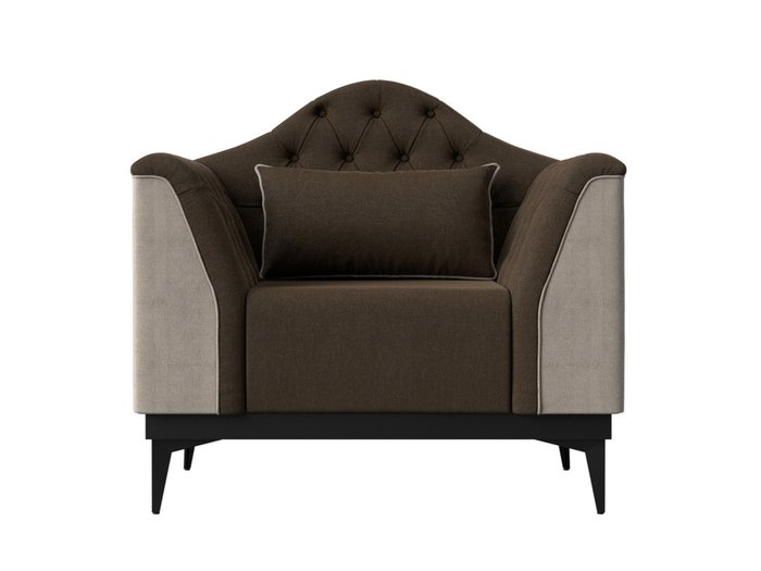 Кресло Флорида коричнево-бежевого цвета - купить Интерьерные кресла по цене 32999.0
