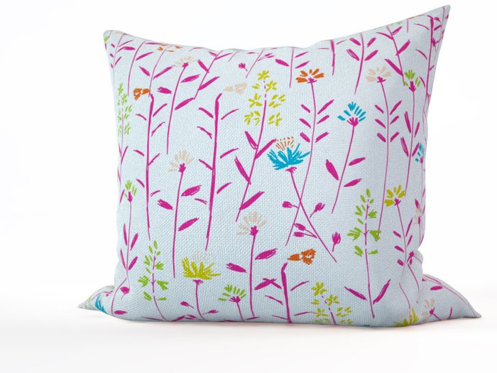 Декоративная подушка: Полевые цветы