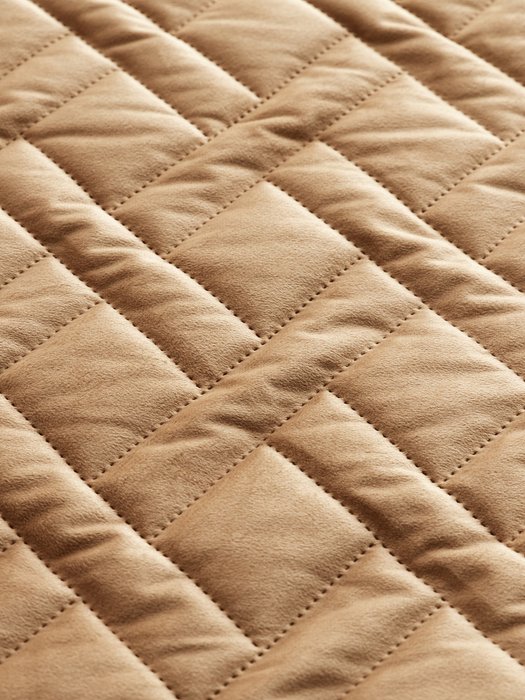 Покрывало Mono Adria Sand 135x230 бежевого цвета  - лучшие Покрывала в INMYROOM