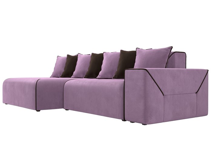 Угловой диван-кровать Кёльн сиреневого цвета левый угол - лучшие Угловые диваны в INMYROOM