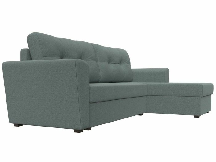 Угловой диван-кровать Амстердам лайт серого цвета правый угол - лучшие Угловые диваны в INMYROOM