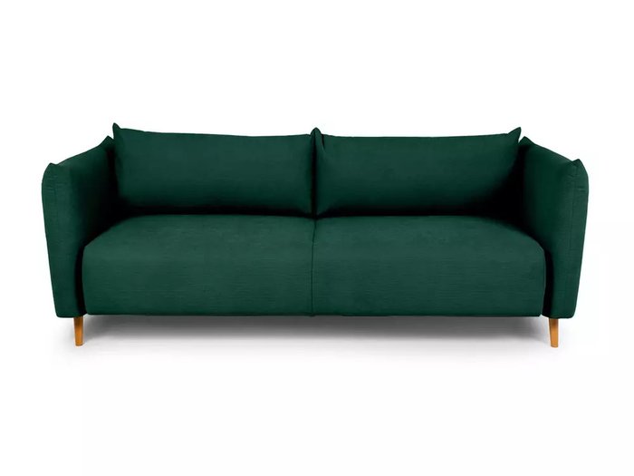 Диван-кровать Menfi темно-зеленого цвета с бежевыми ножками - купить Прямые диваны по цене 111960.0