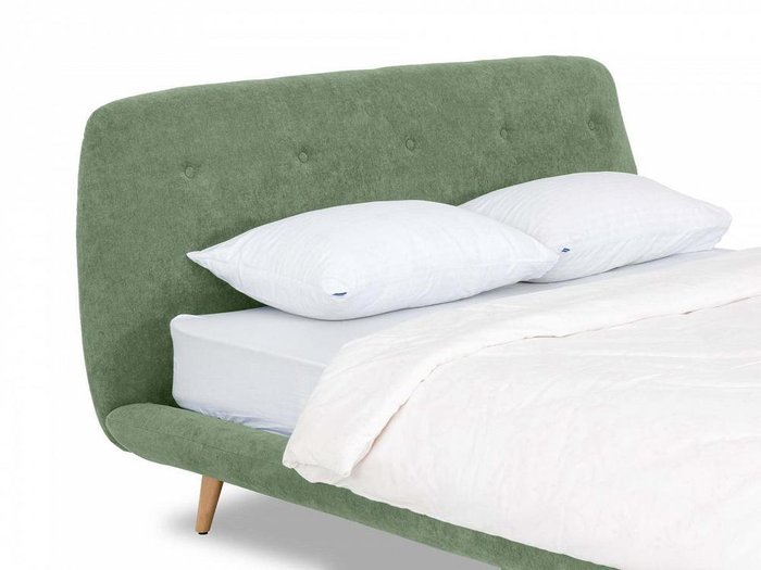 Кровать Loa 160х200 зеленого цвета  - лучшие Кровати для спальни в INMYROOM