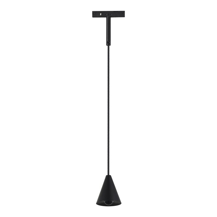 Магнитный трековый светильник Черный LED 1*5W 4000K Lm Ra>90 40° IP20 D80xH98 24V SUPER5 - лучшие Трековые светильники в INMYROOM Магнитный трековый светильник Черный LED 1*5W 4000K Lm Ra>90 40° IP20 D80xH98 24V SUPER5 - лучшие Трековые светильники в INMYROOM