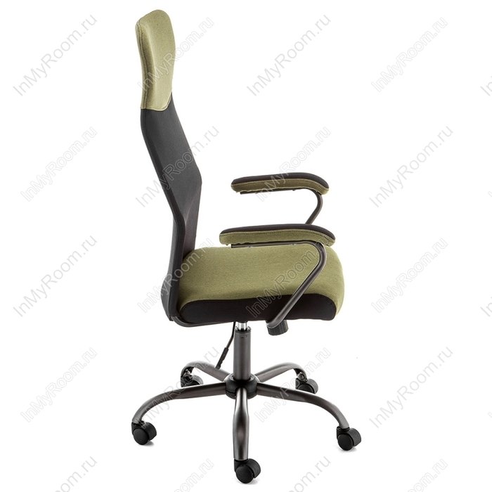 Компьютерное кресло Aven зелено-черного цвета - лучшие Офисные кресла в INMYROOM