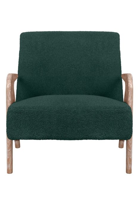 Кресло с пуфом Arrow Oak зеленого цвета - купить Интерьерные кресла по цене 57000