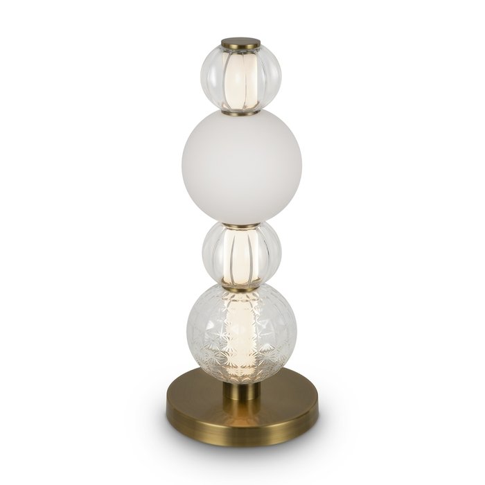 Настольная лампа Colla бело-золотого цвета - купить Настольные лампы по цене 16740.0