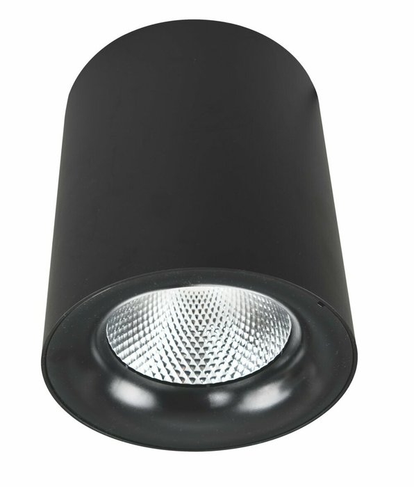 Потолочный светодиодный светильник Facile черного цвета