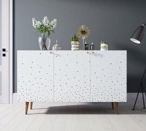 Комод Berber с тремя дверцами 15 принт - лучшие Комоды в INMYROOM