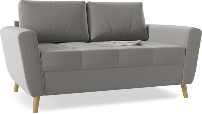 Прямой диван Sleep Big серого цвета - купить Прямые диваны по цене 22890.0
